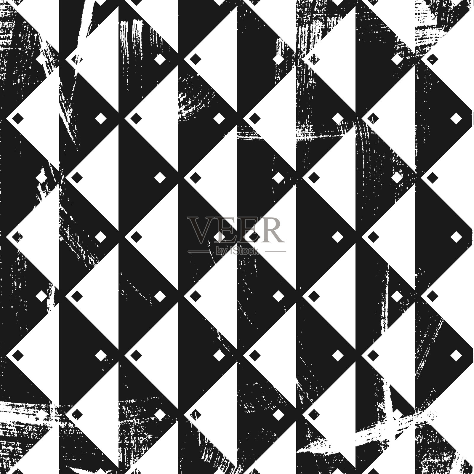 垃圾抽象几何图案插画图片素材