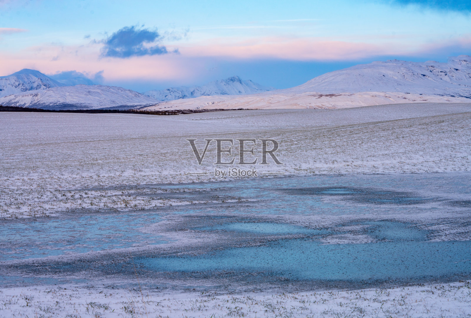 冰岛在冬天照片摄影图片