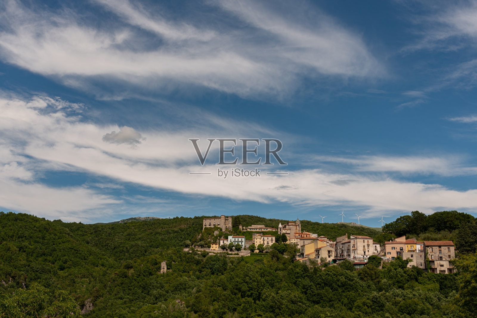 Carpinone,莫利塞意大利。照片摄影图片