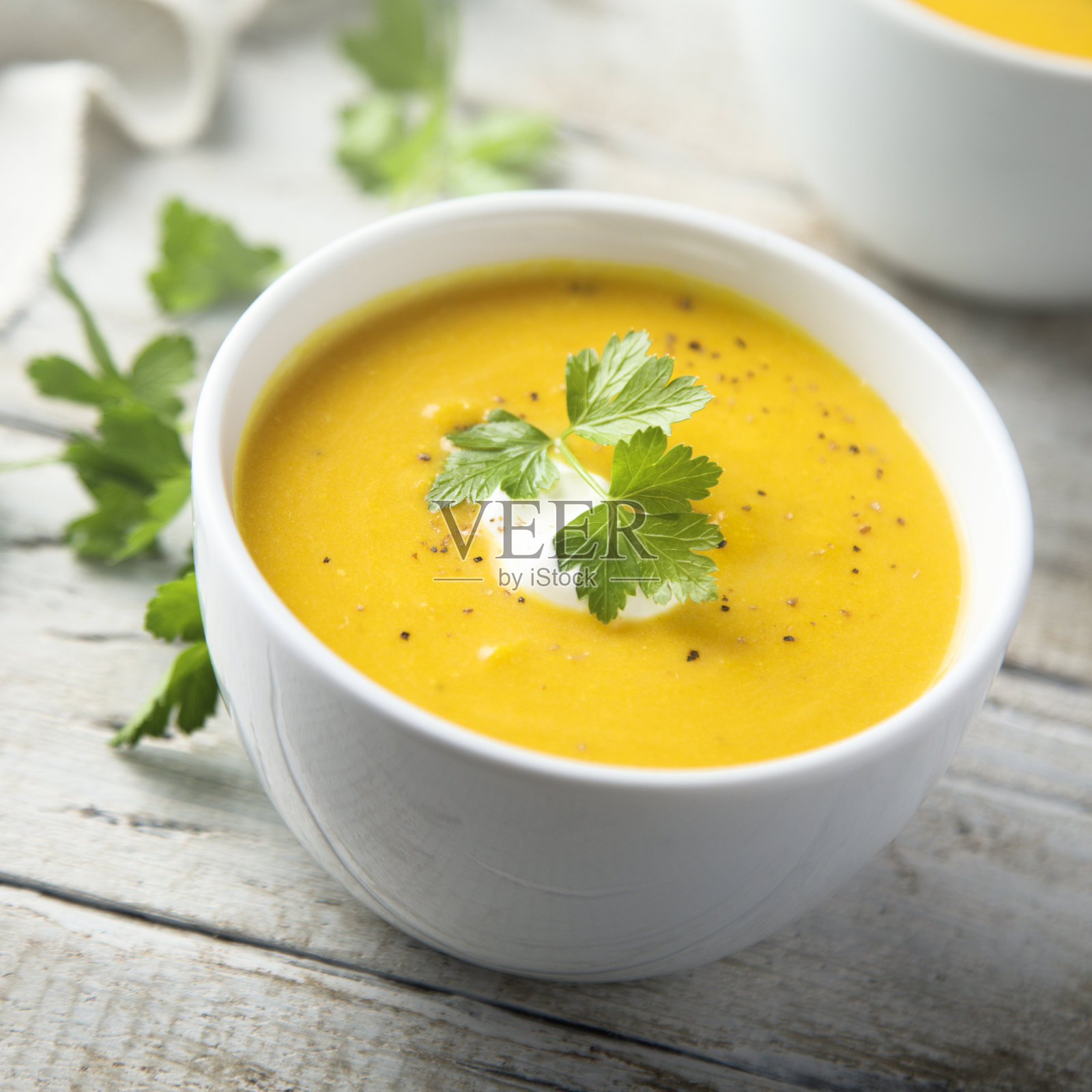 南瓜汤照片摄影图片