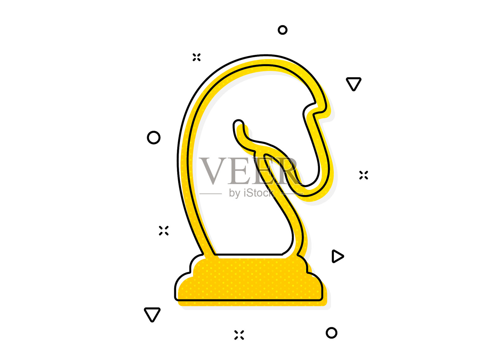 象棋骑士图标营销策略图标素材