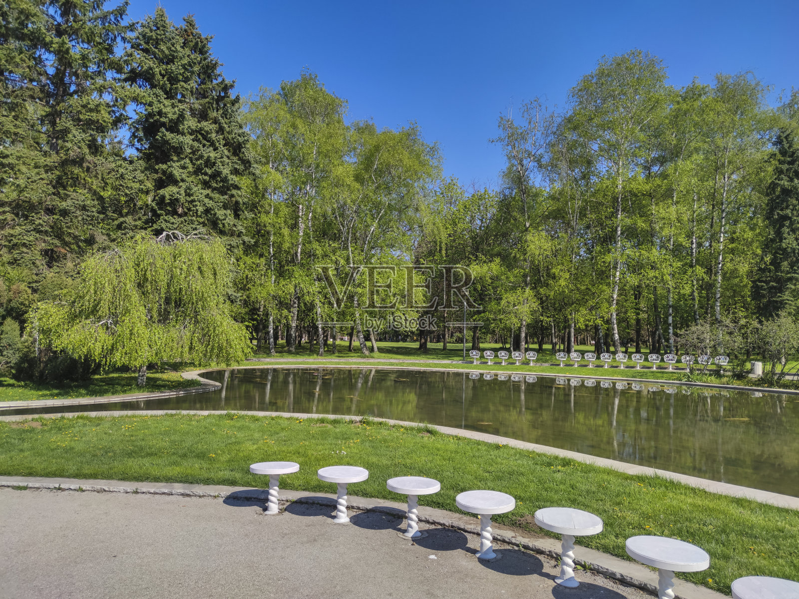 保加利亚索非亚市的南方公园照片摄影图片