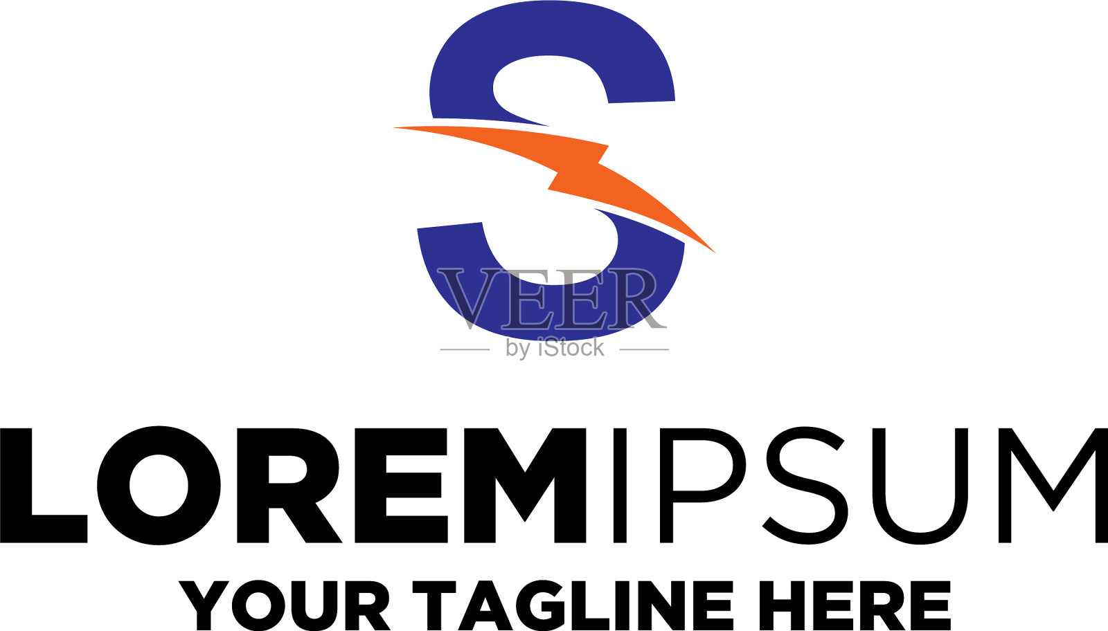 字母s能源插画图片素材