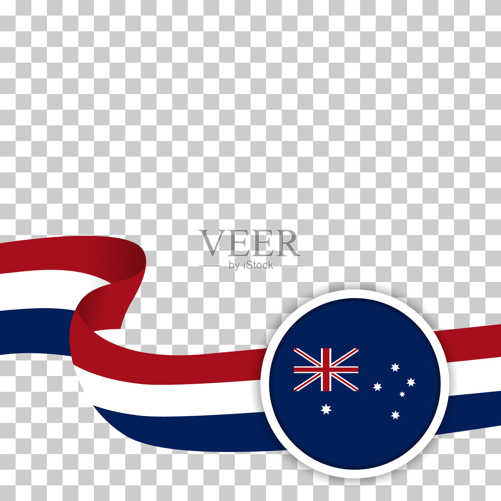 1月26日澳大利亚独立日快乐插画图片素材