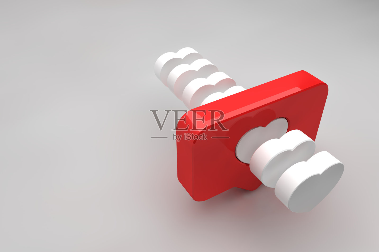 白色背景上的点赞图标照片摄影图片