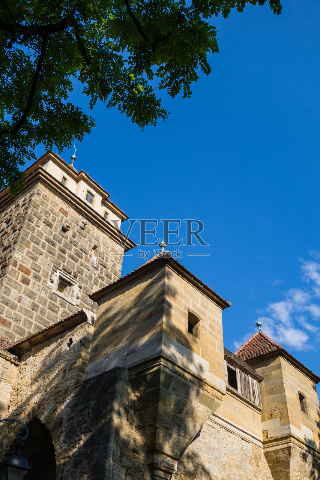 著名的德国罗滕堡门照片摄影图片