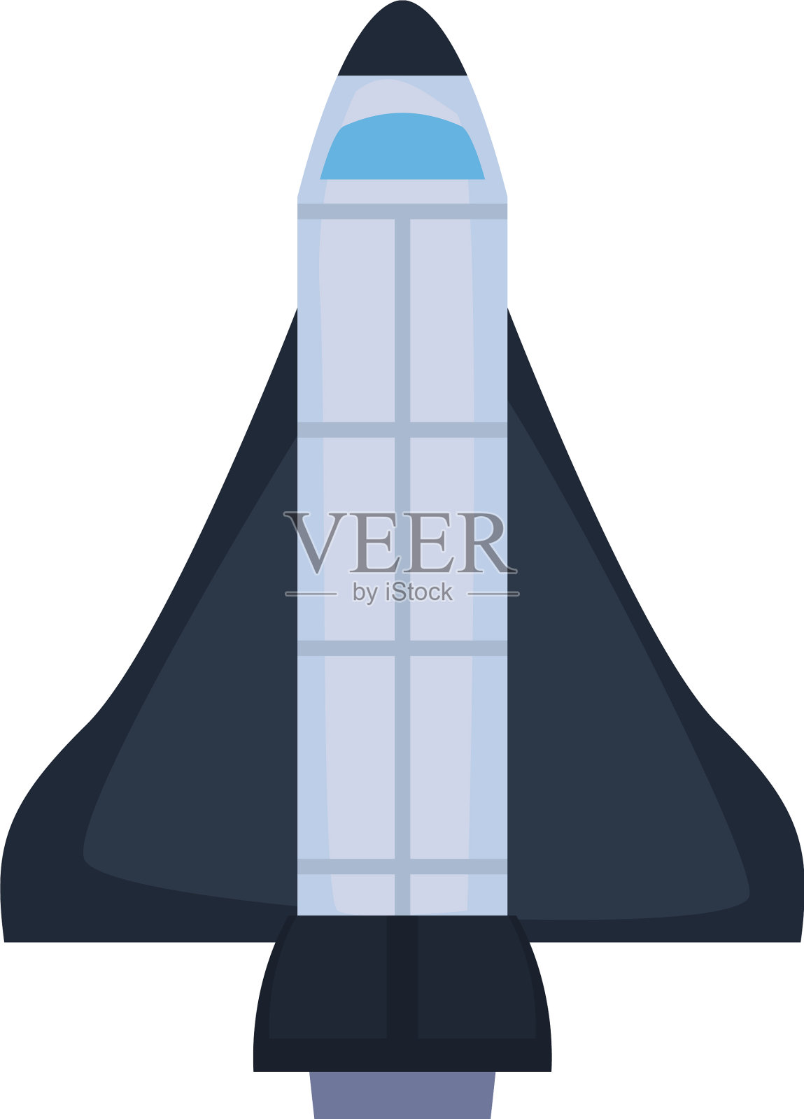 孤立火箭填充风格图标设计设计元素图片