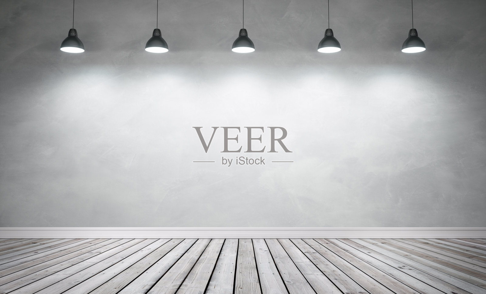 混凝土墙背景与灯光照片摄影图片