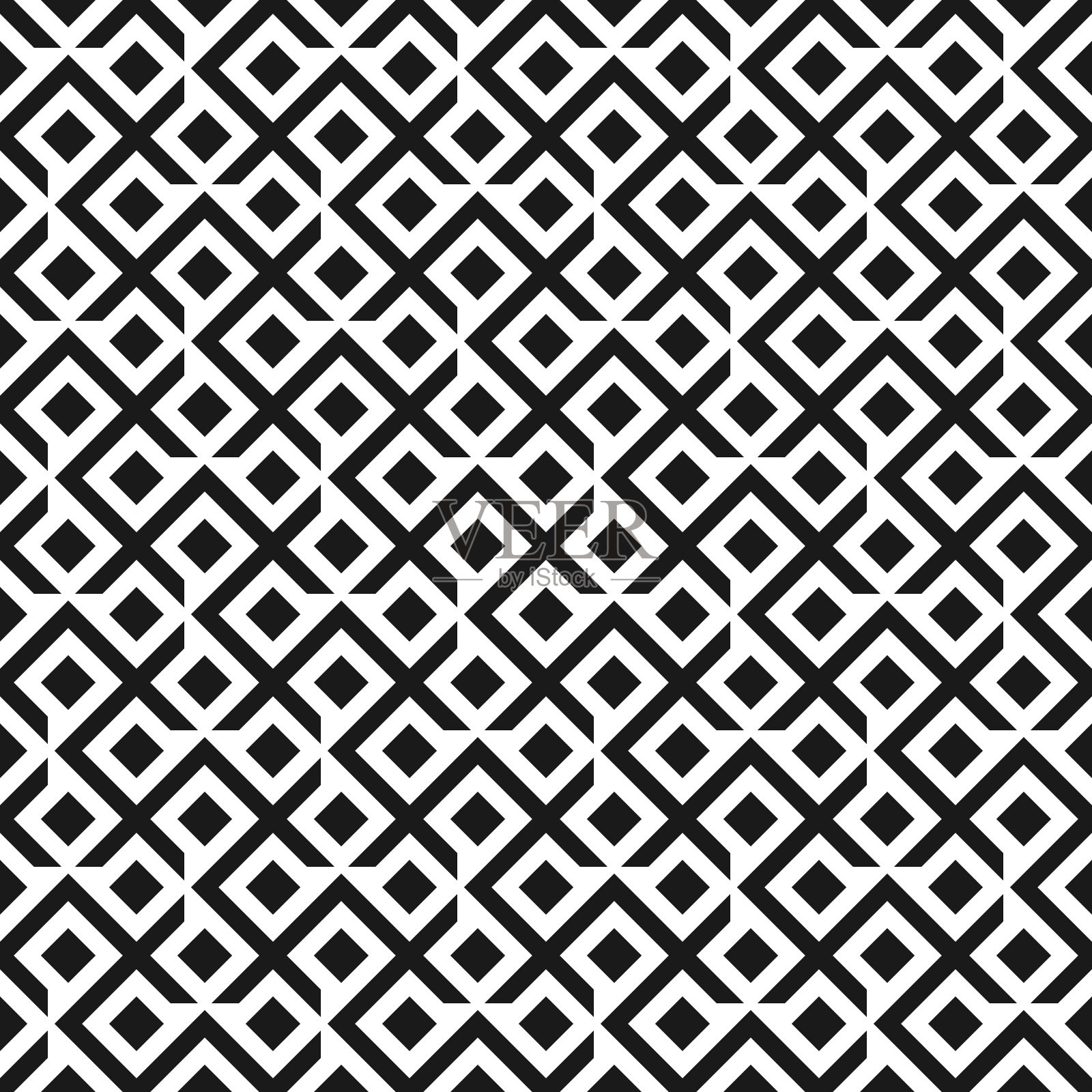 无缝抽象几何图案插画图片素材