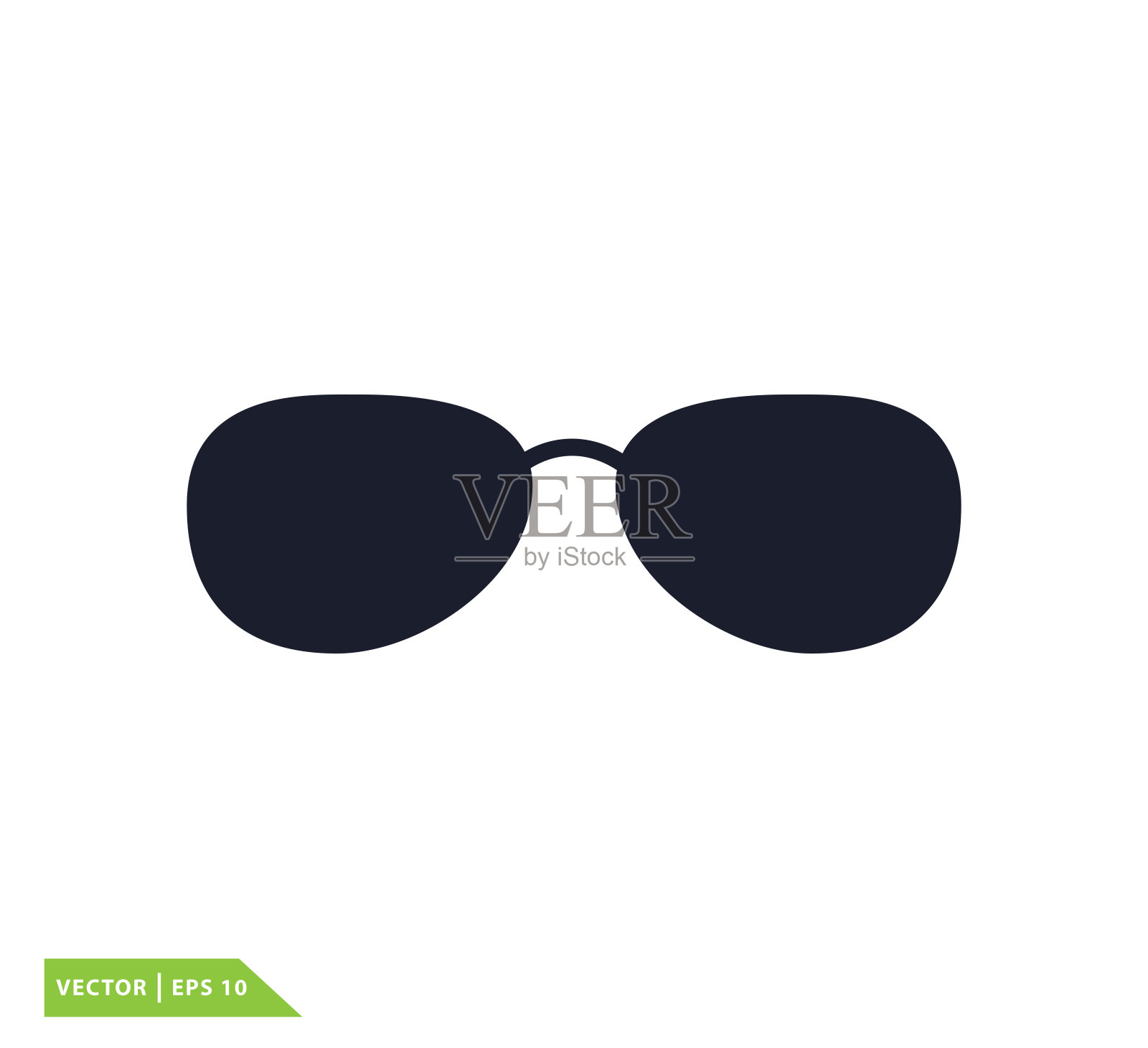 眼镜图标矢量标志模板设计元素图片