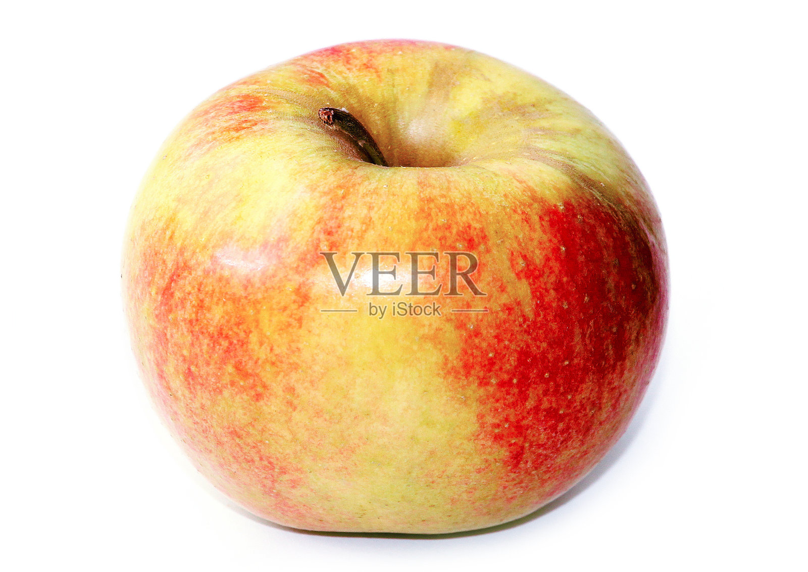 白色背景上的新鲜苹果。照片摄影图片