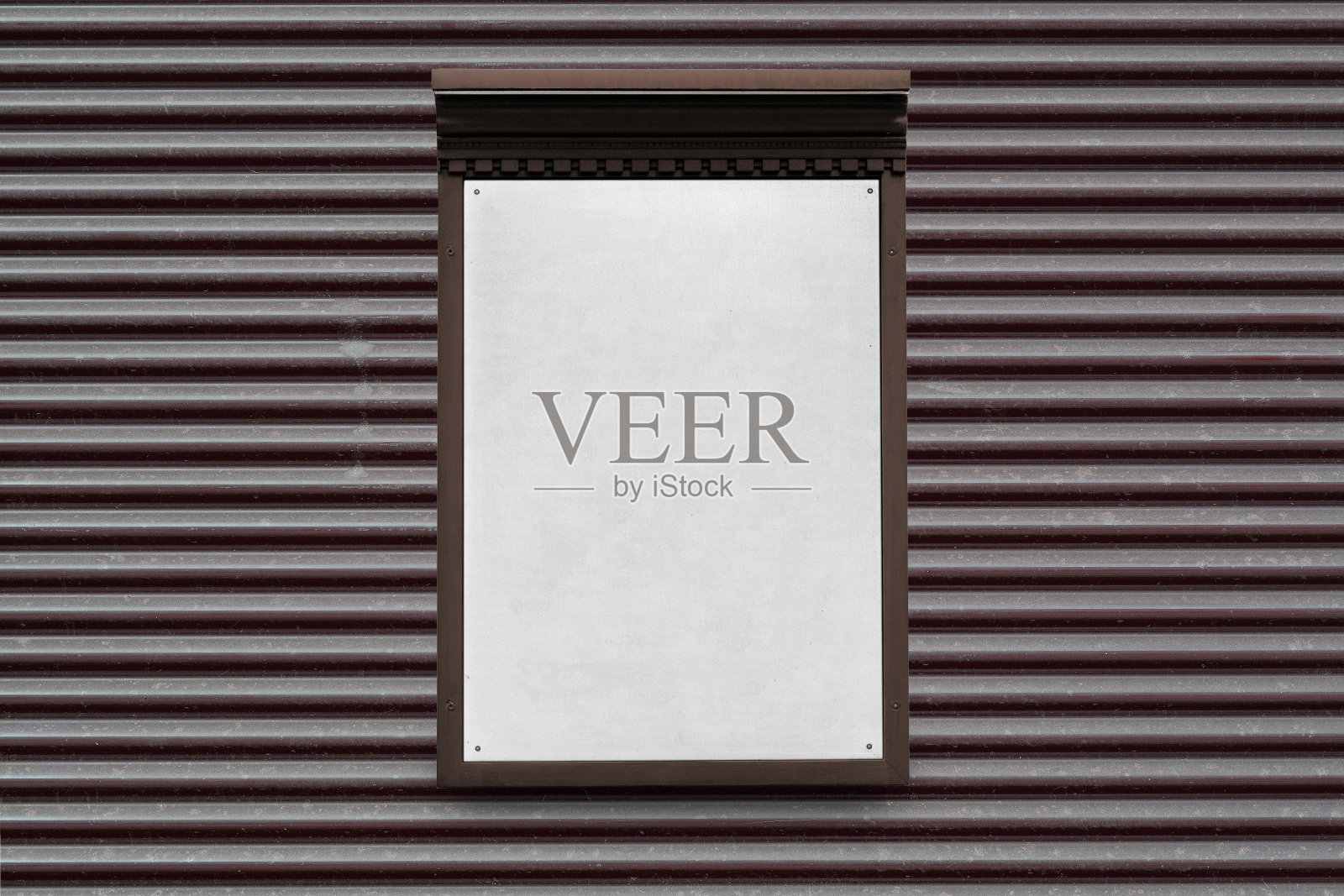 波纹金属表面照片摄影图片