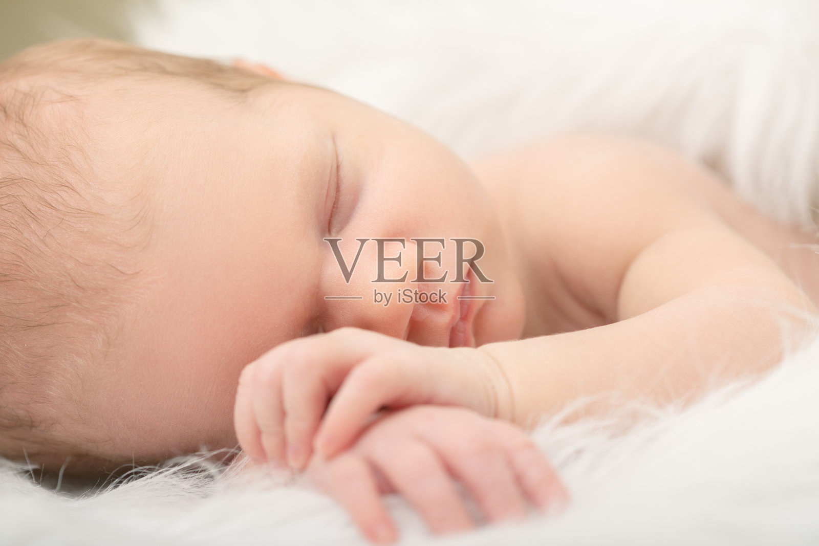 可爱的新生儿照片摄影图片