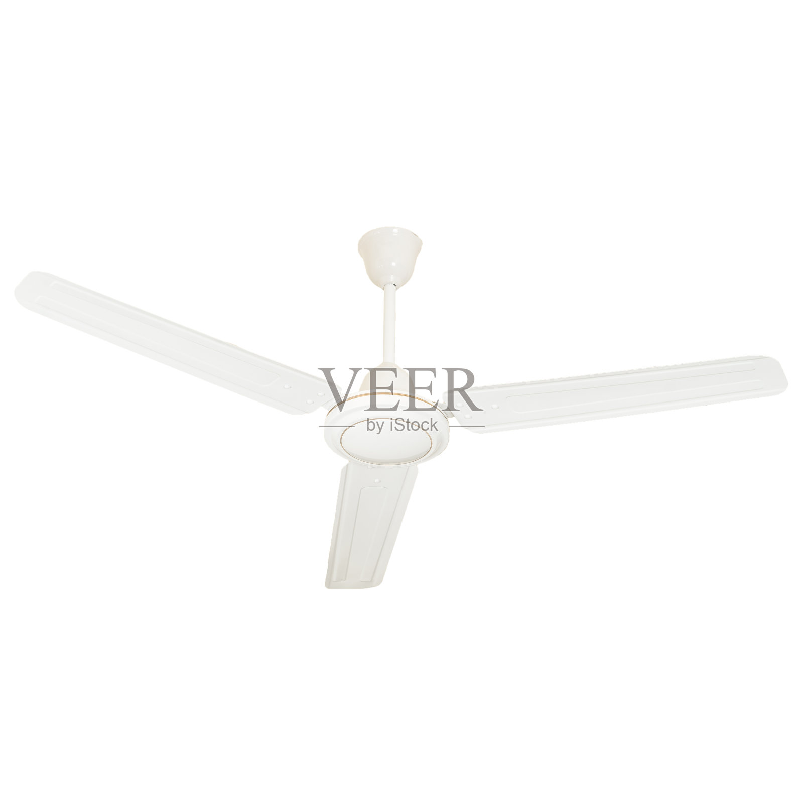 不同颜色、大小、形状和设计的吊扇,白色背景照片摄影图片