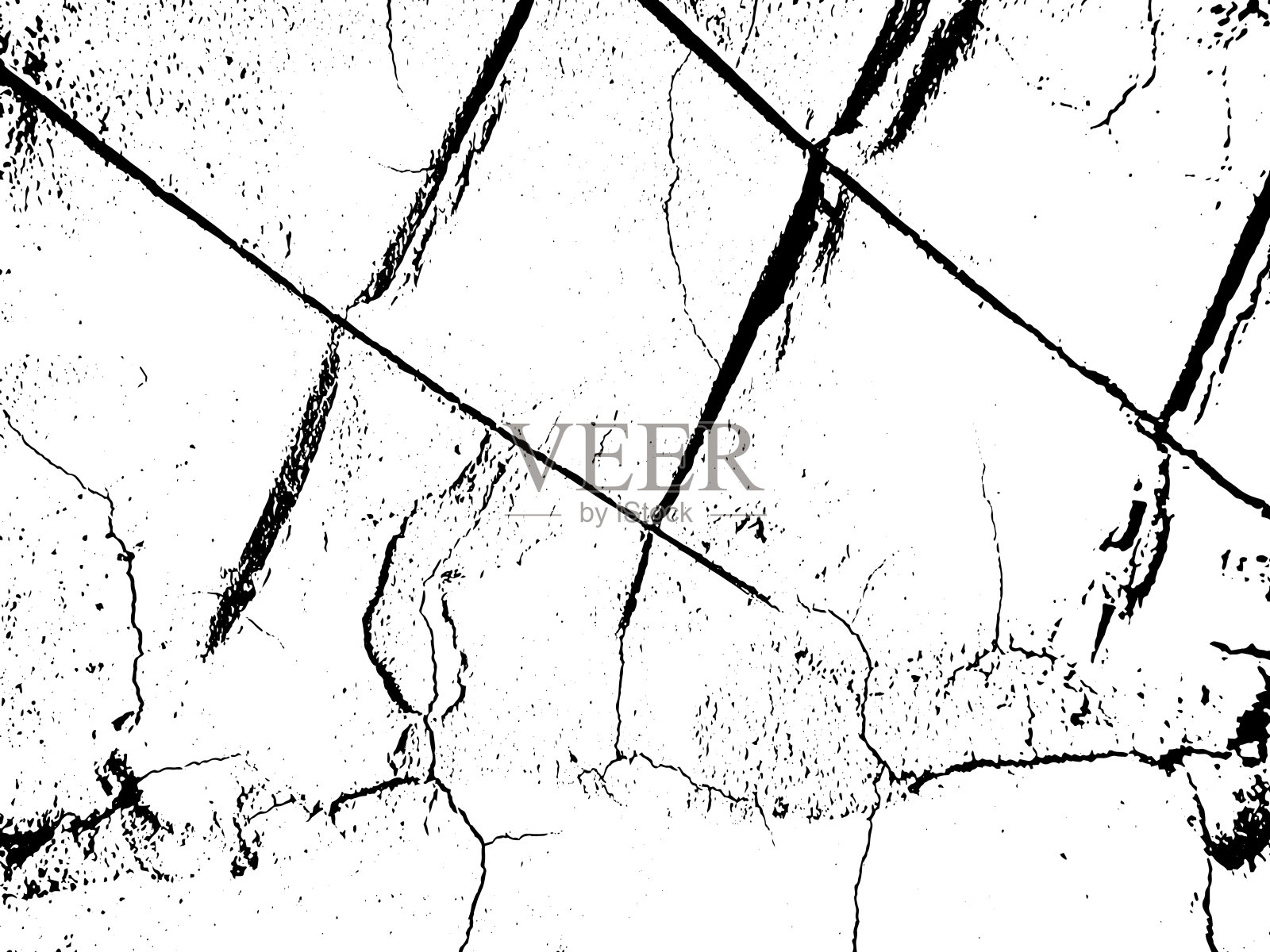 黑白垃圾摇滚。痛苦叠加纹理。抽象的表面灰尘和粗糙脏墙背景概念。插画图片素材