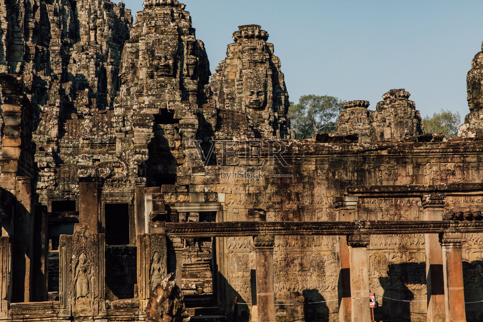 柬埔寨的吴哥窟日出照片摄影图片