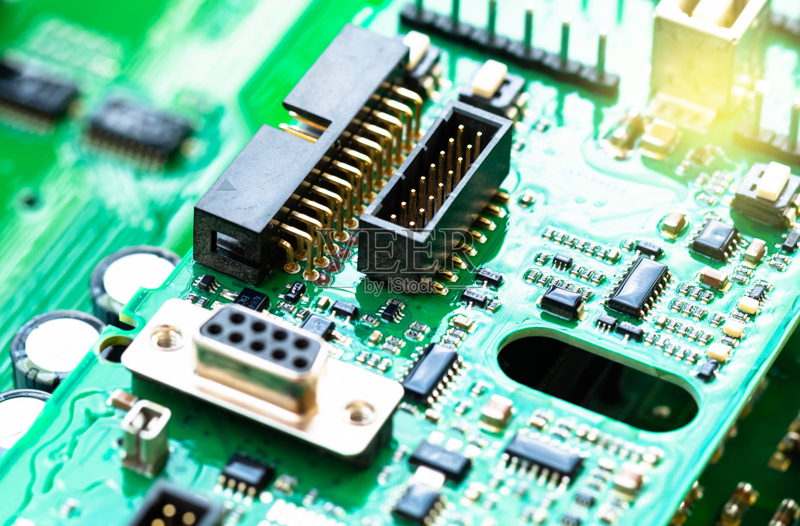 电子电路板照片摄影图片