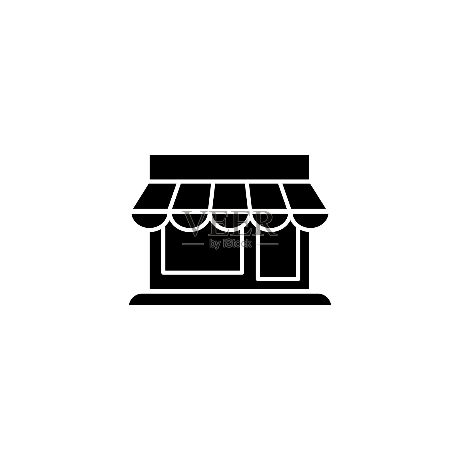 插图向量图形的商店图标图标素材