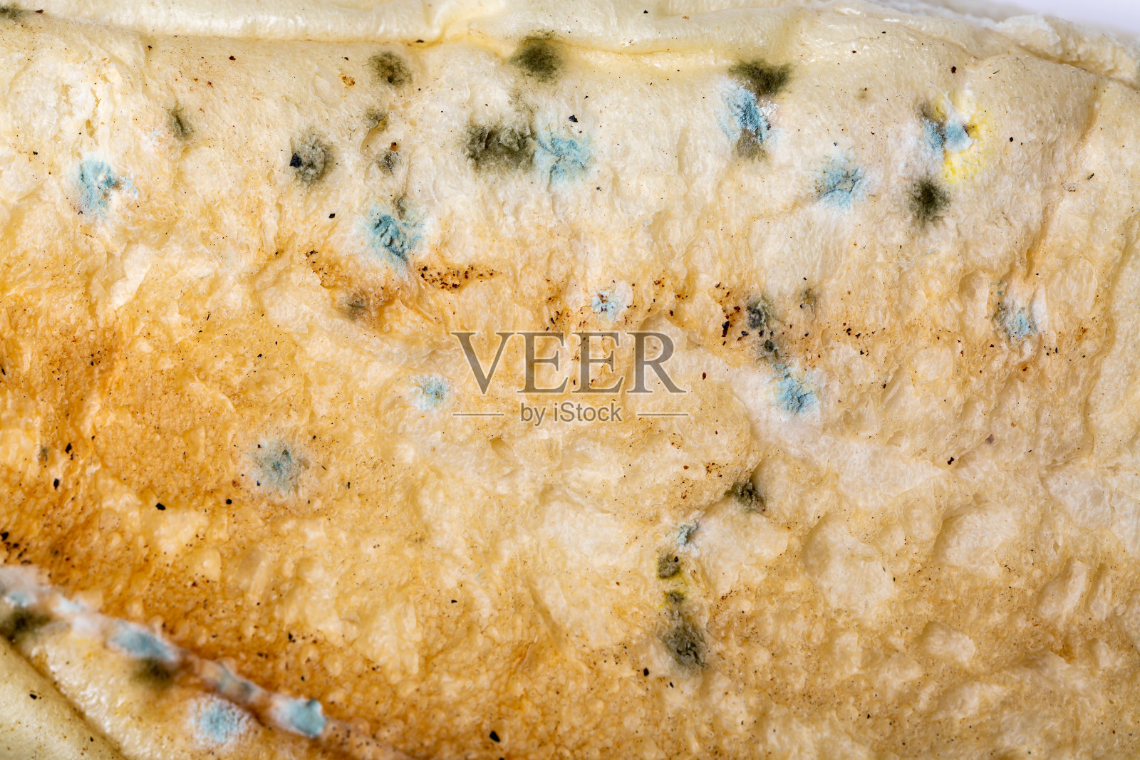 微距图像发霉的面包近距离作为背景照片摄影图片