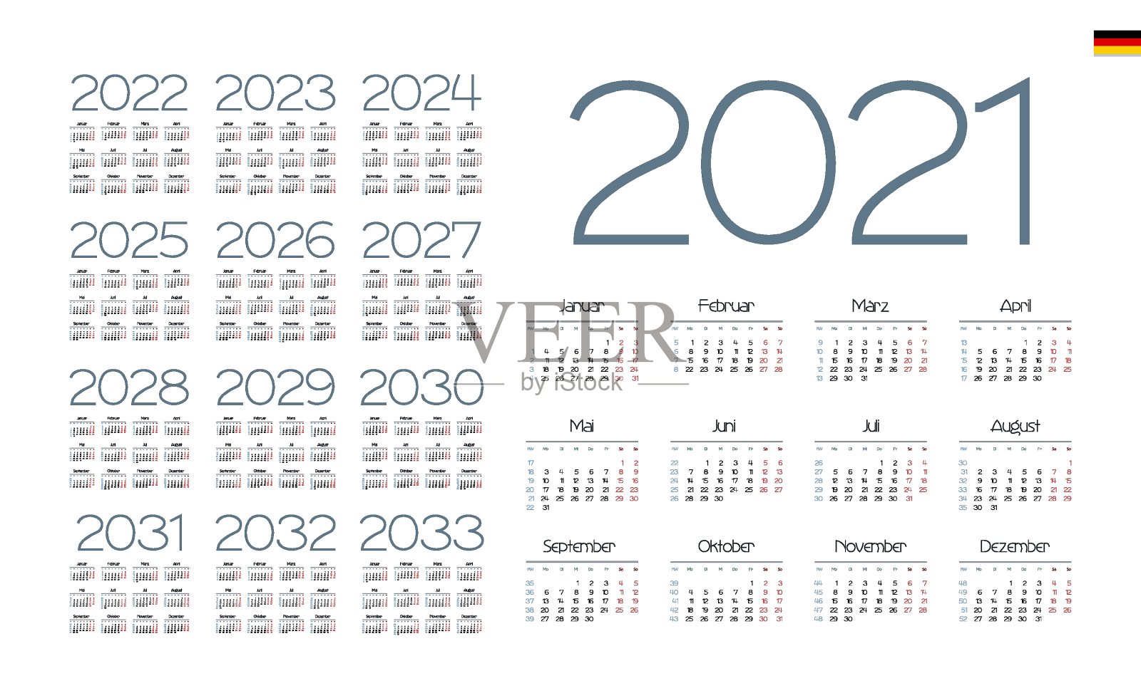 白色背景上的数字特写镜头设计模板素材
