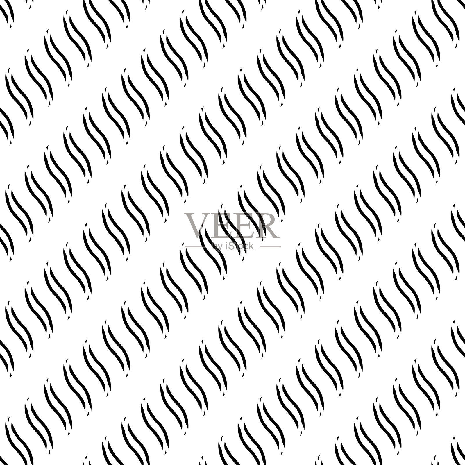 设计无缝单色条纹图案插画图片素材