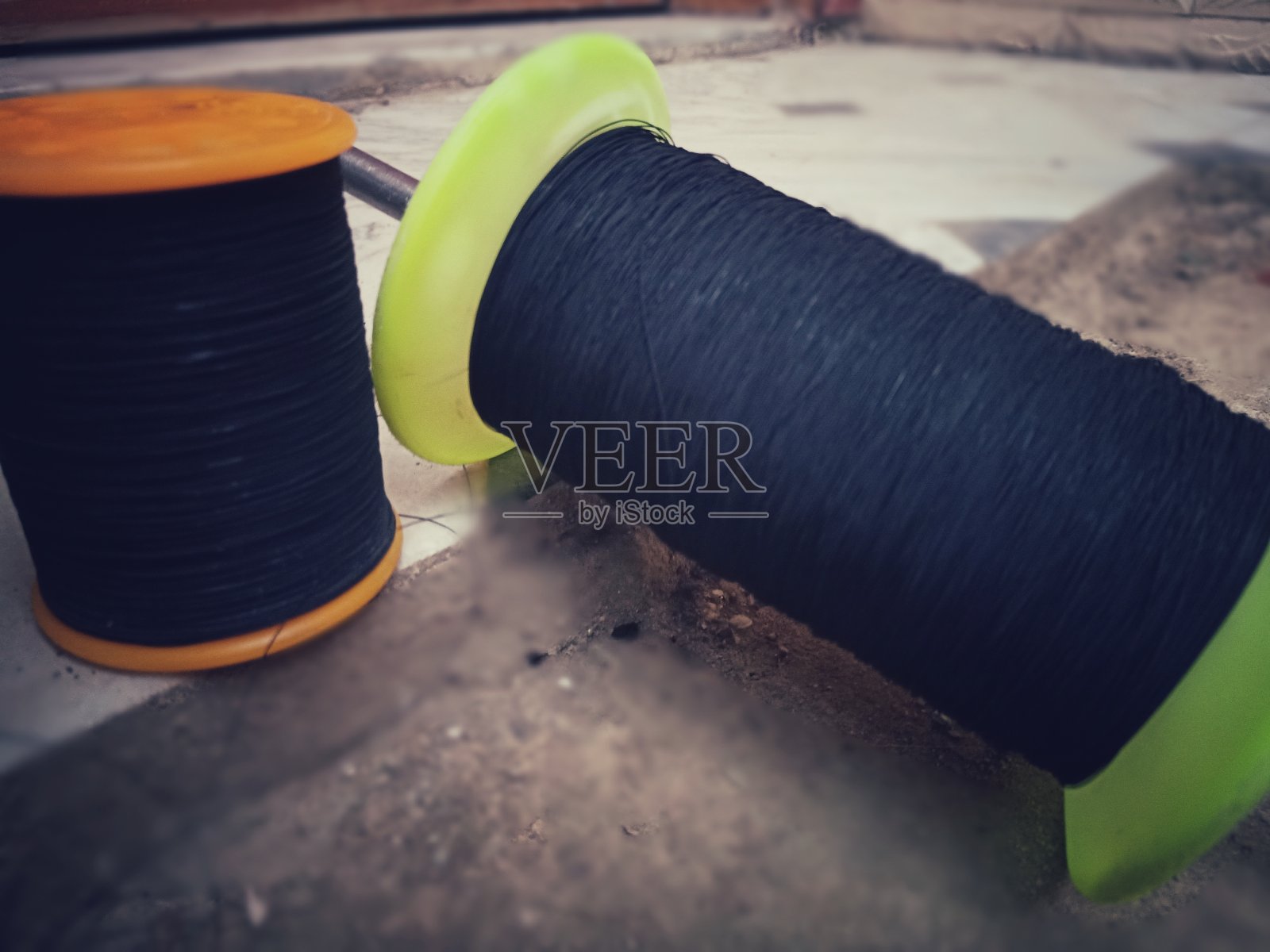 放风筝线照片摄影图片