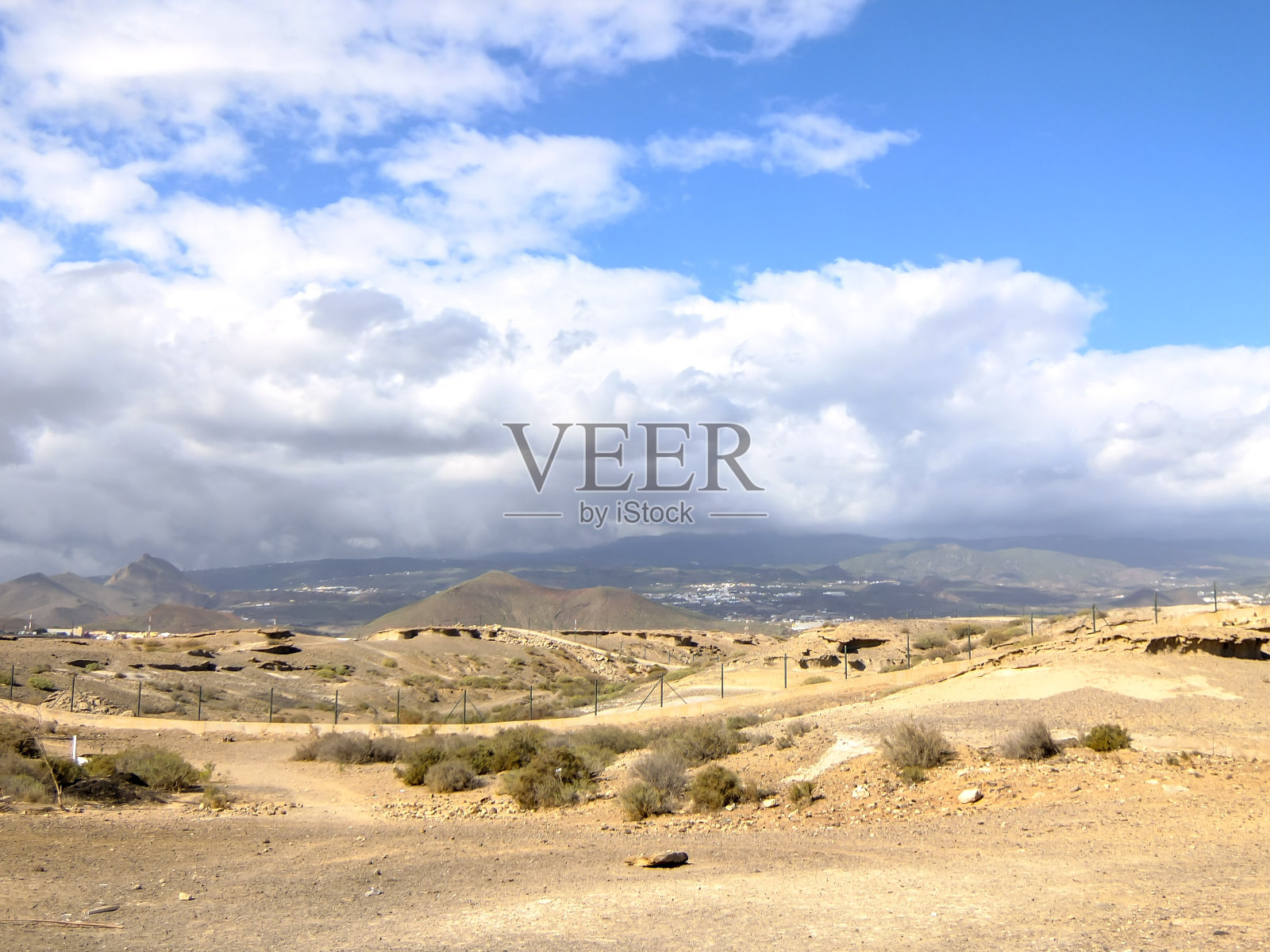 西班牙热带火山加那利群岛的景观照片摄影图片