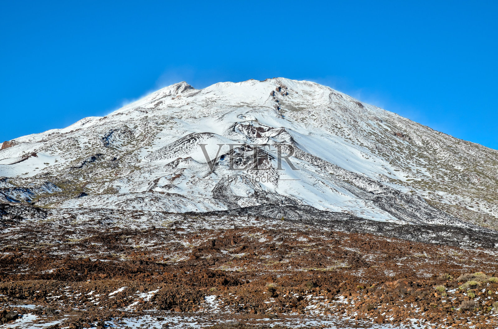 泰德火山国家公园的沙漠景观照片摄影图片