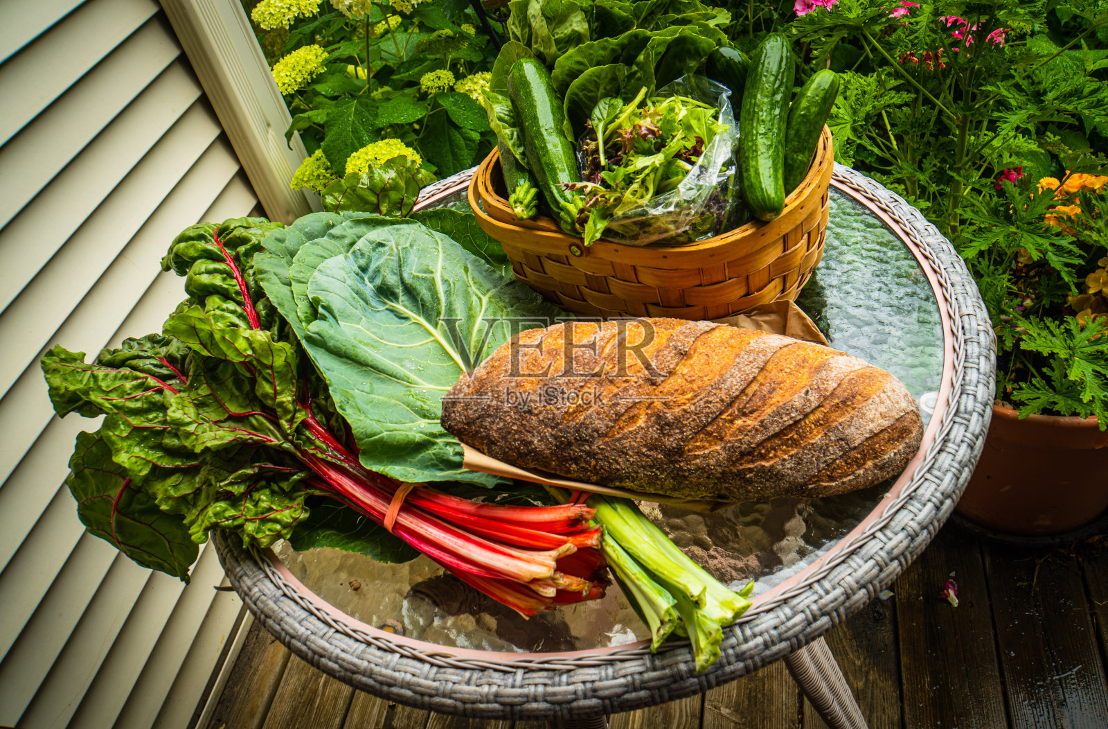 新鲜农场每周分享蔬菜照片摄影图片