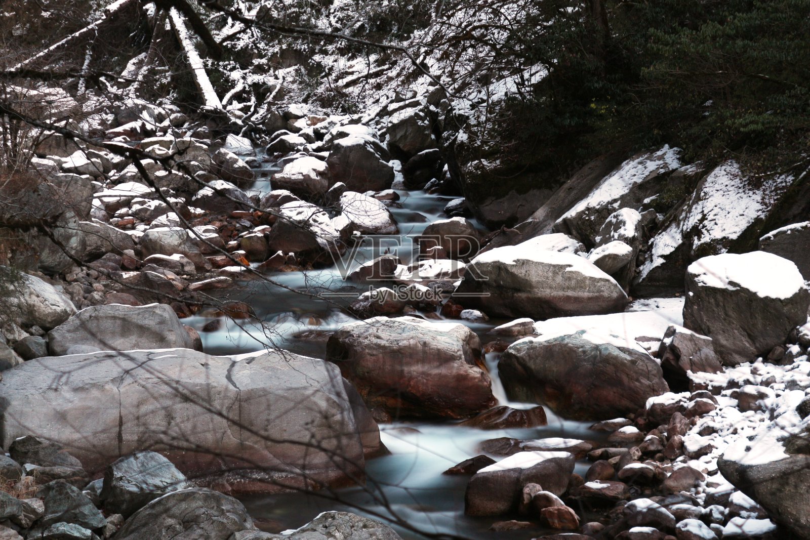 雪河照片摄影图片