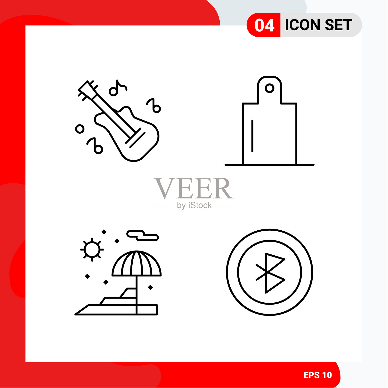 创意设置4通用轮廓图标图标素材