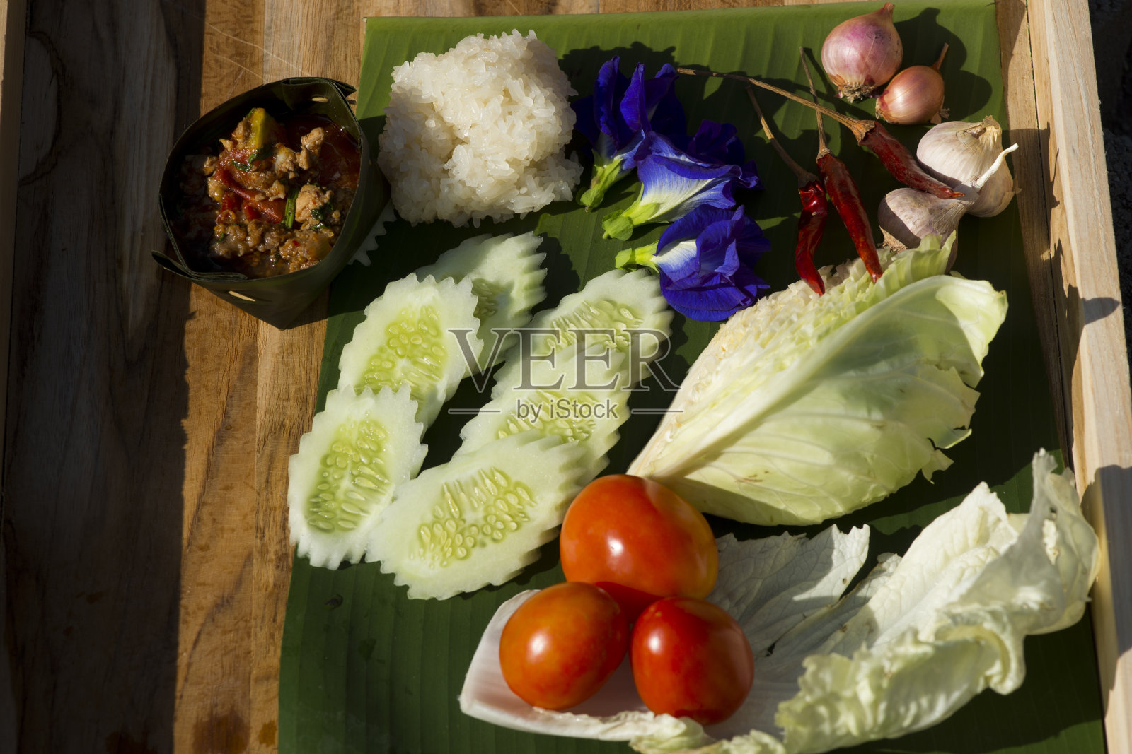 泰国北部传统美食照片摄影图片