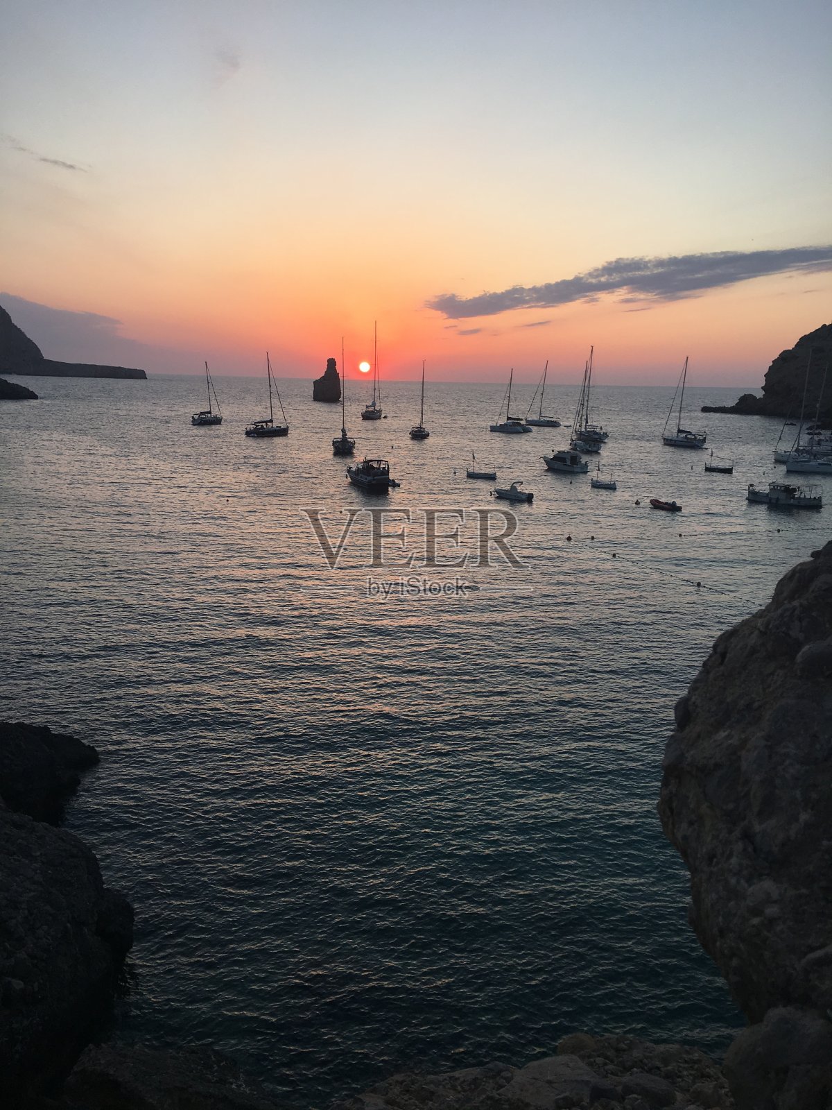 神奇的日落照片摄影图片