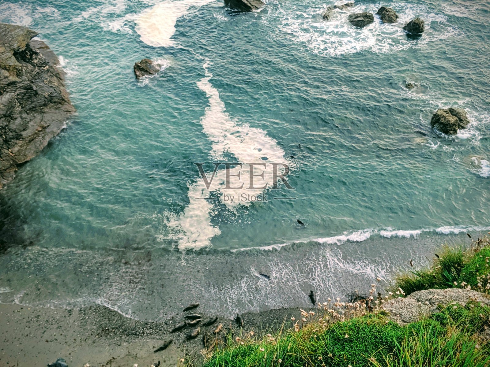 海滩和岩石照片摄影图片