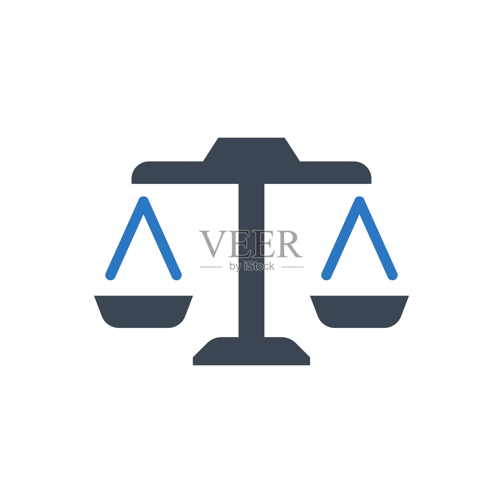 判断图标。平衡,法律,正义(矢量图)插画图片素材