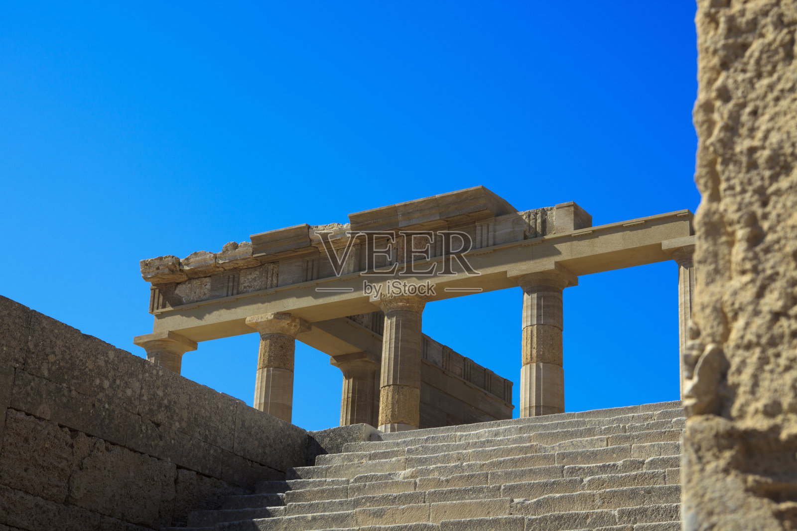 罗德岛,希腊十二岛哲尼斯群岛。照片摄影图片
