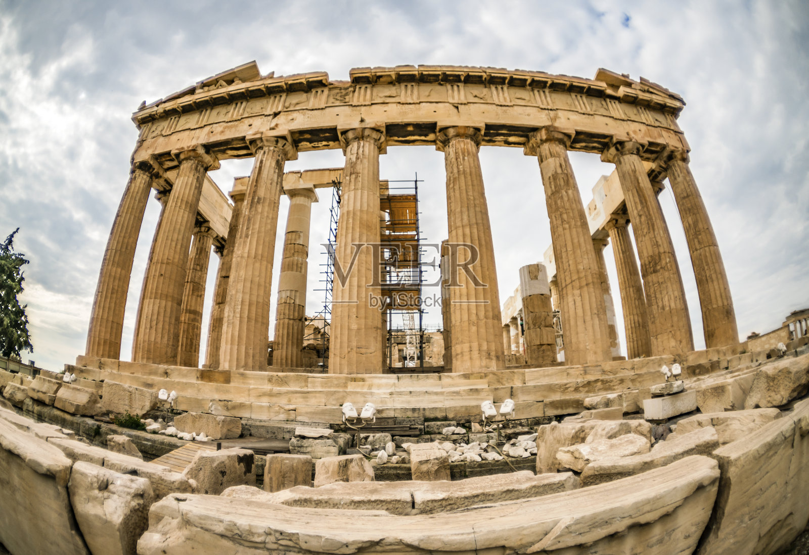 雅典卫城,帕台农神庙,希腊。剧场阿提库斯阿提克斯照片摄影图片