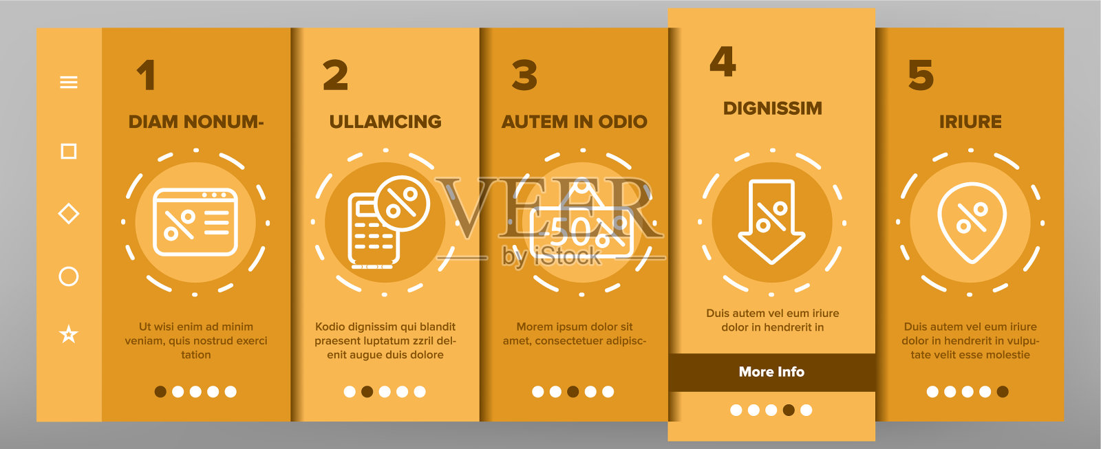 颜色折扣新员工培训插画图片素材