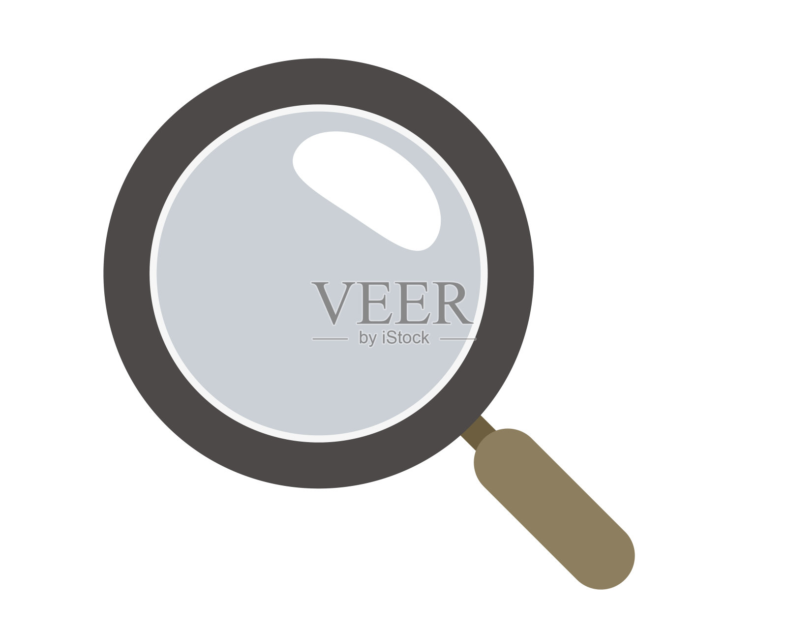 放大镜矢量插图,放大镜,图标插画图片素材