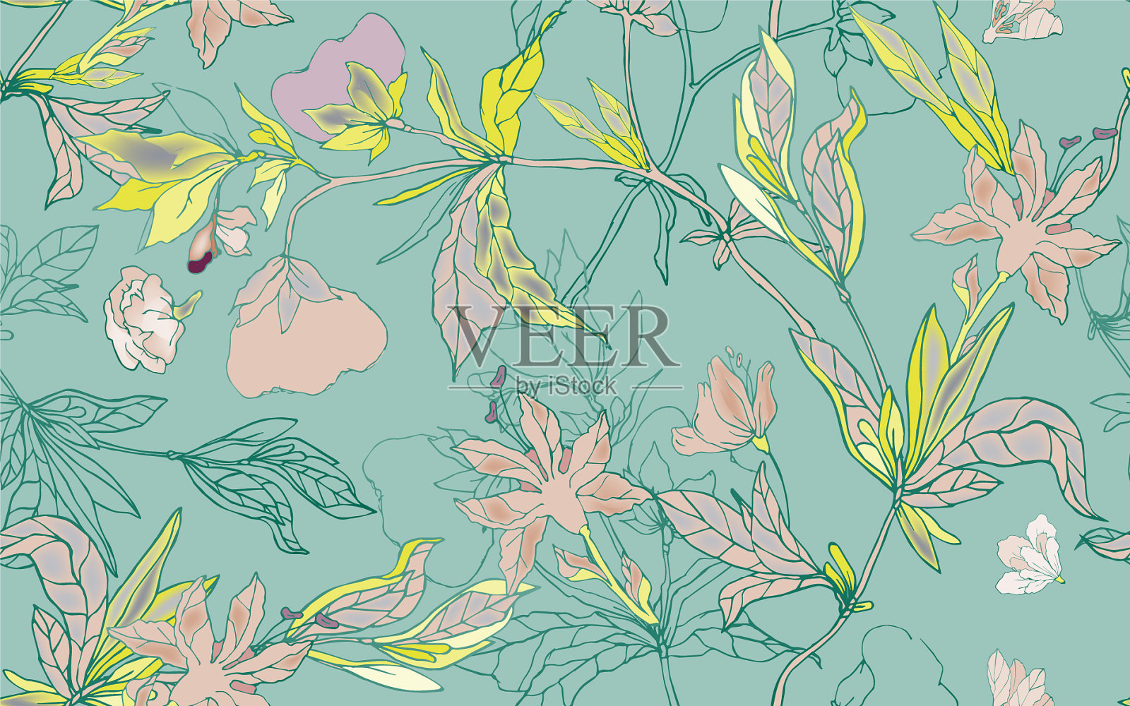 patternflowers插画图片素材