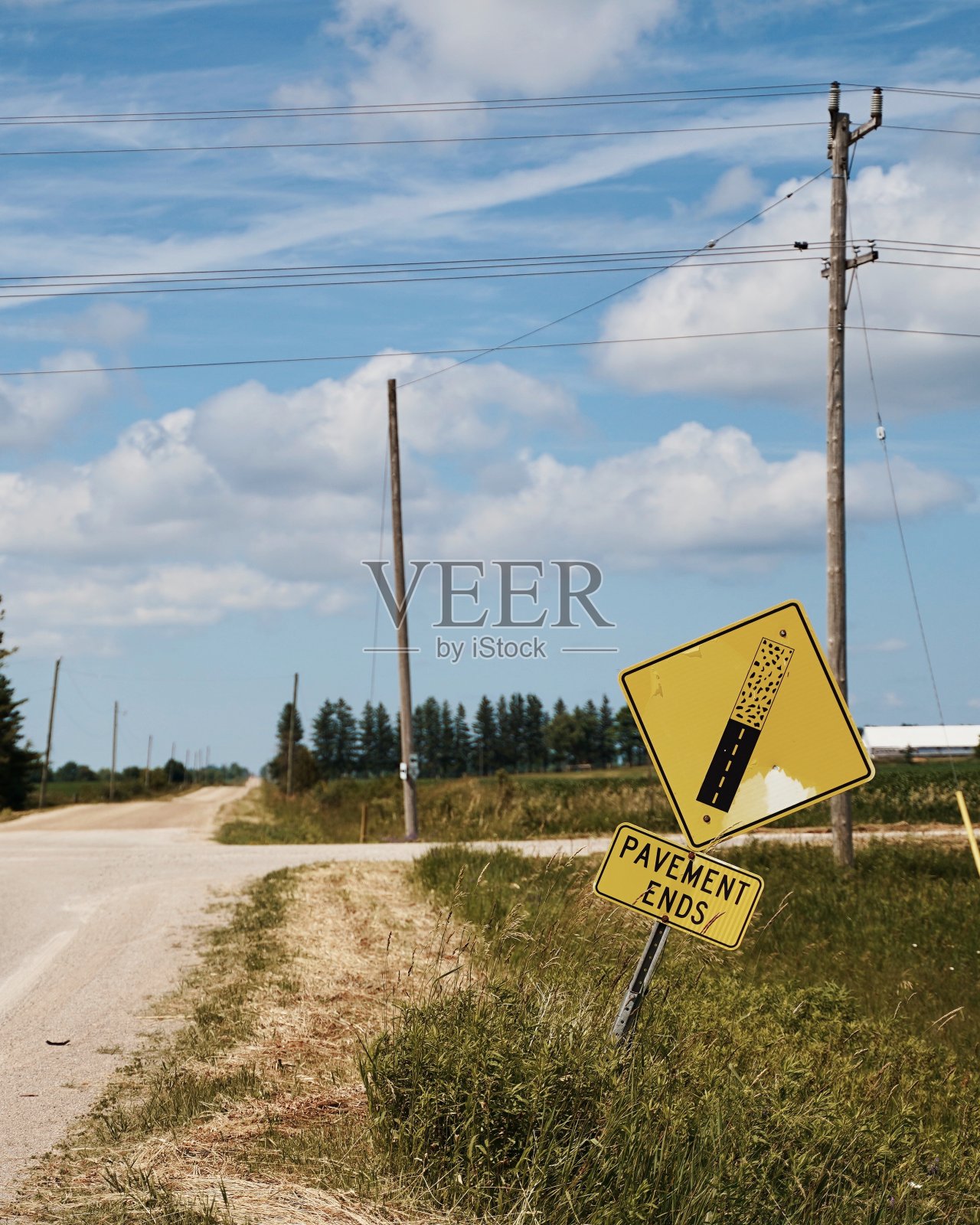 农村道路标志照片摄影图片