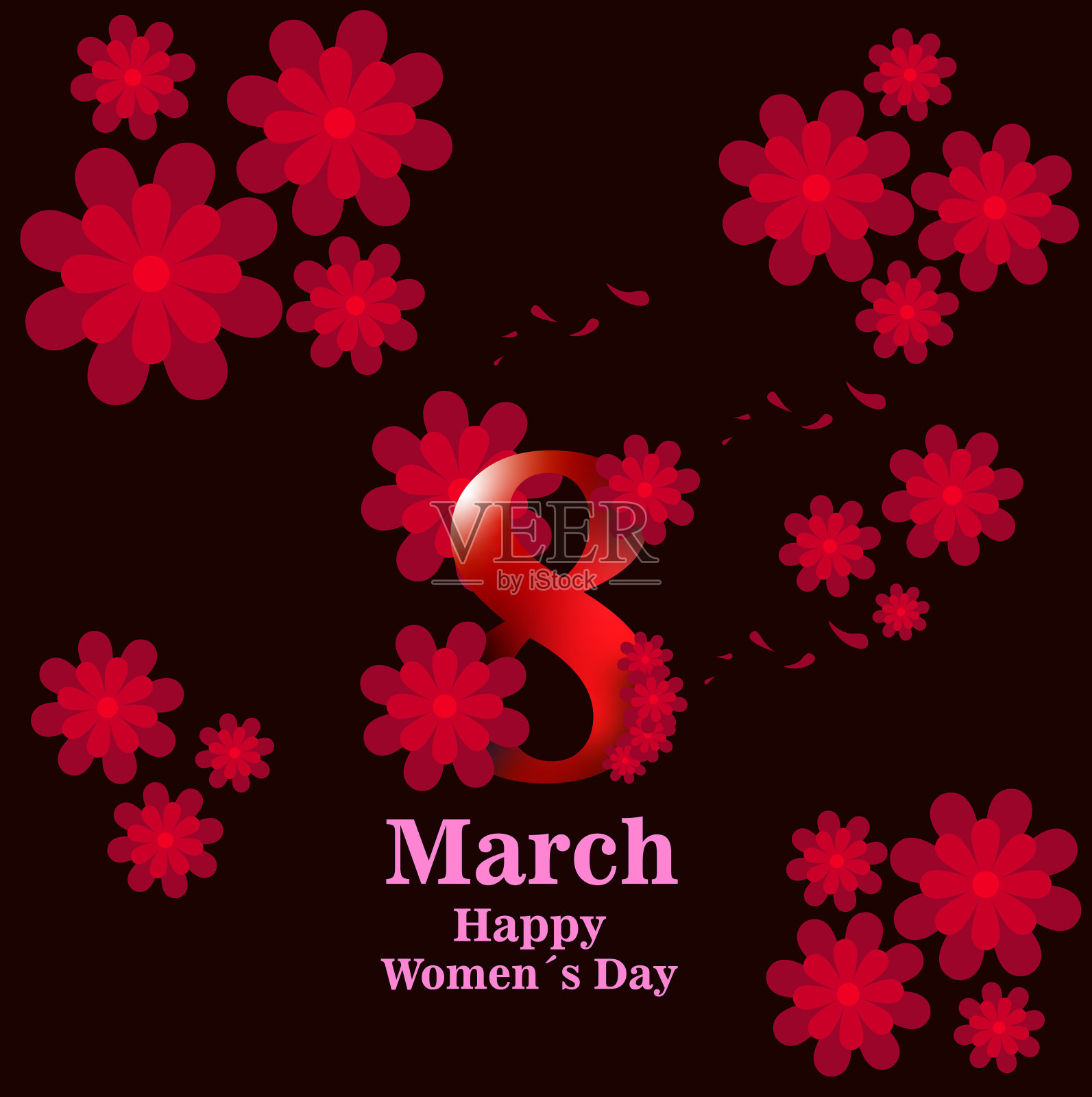 母亲节快乐卡片插画图片素材