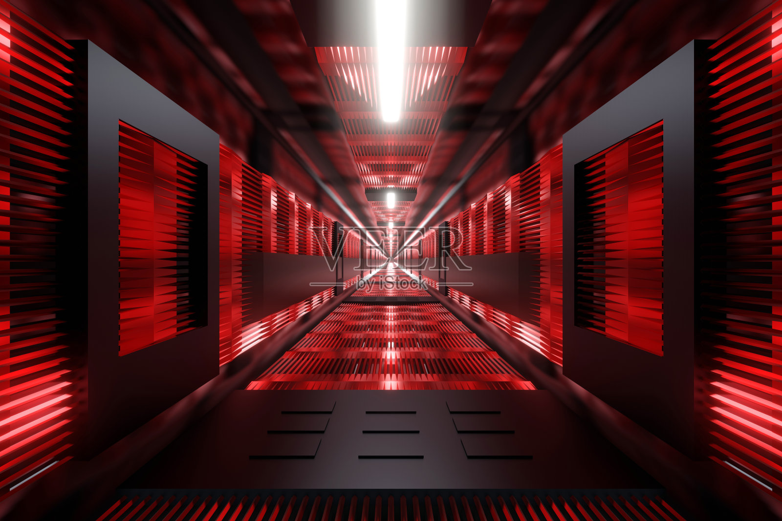 黑暗的工业隧道照片摄影图片