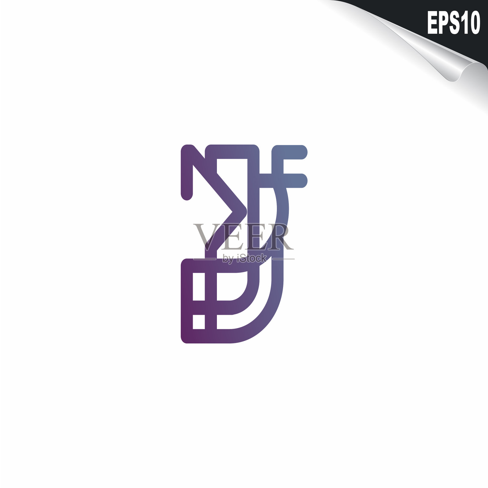 最初的pj标志图案设计模板简单设计元素图片