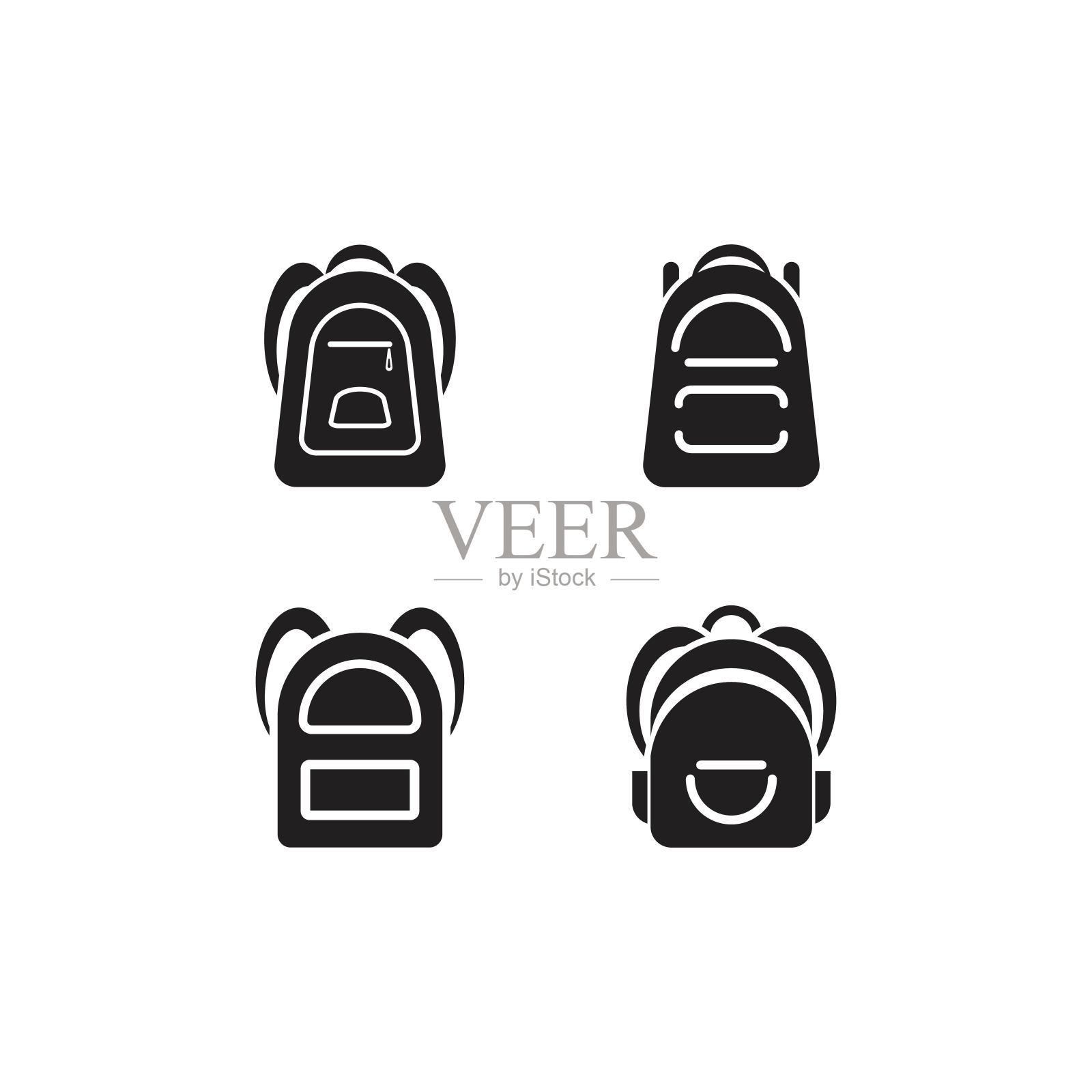 书包的标志插画图片素材