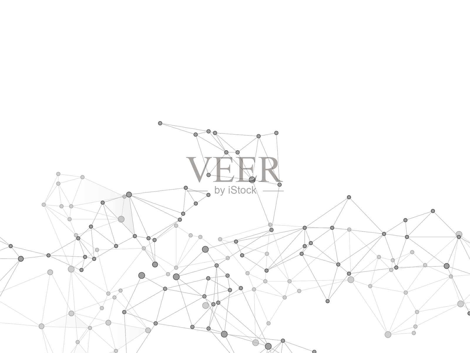 社交媒体传播数字概念插画图片素材