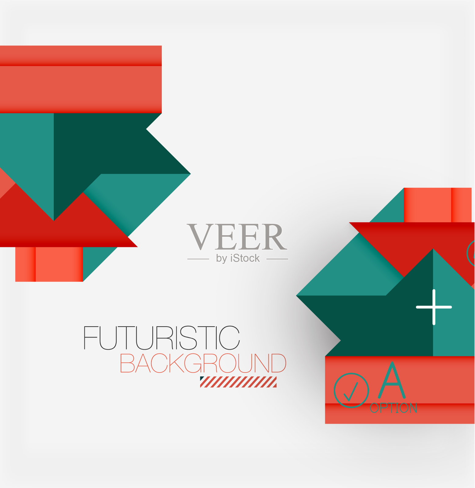 抽象背景几何业务插画图片素材