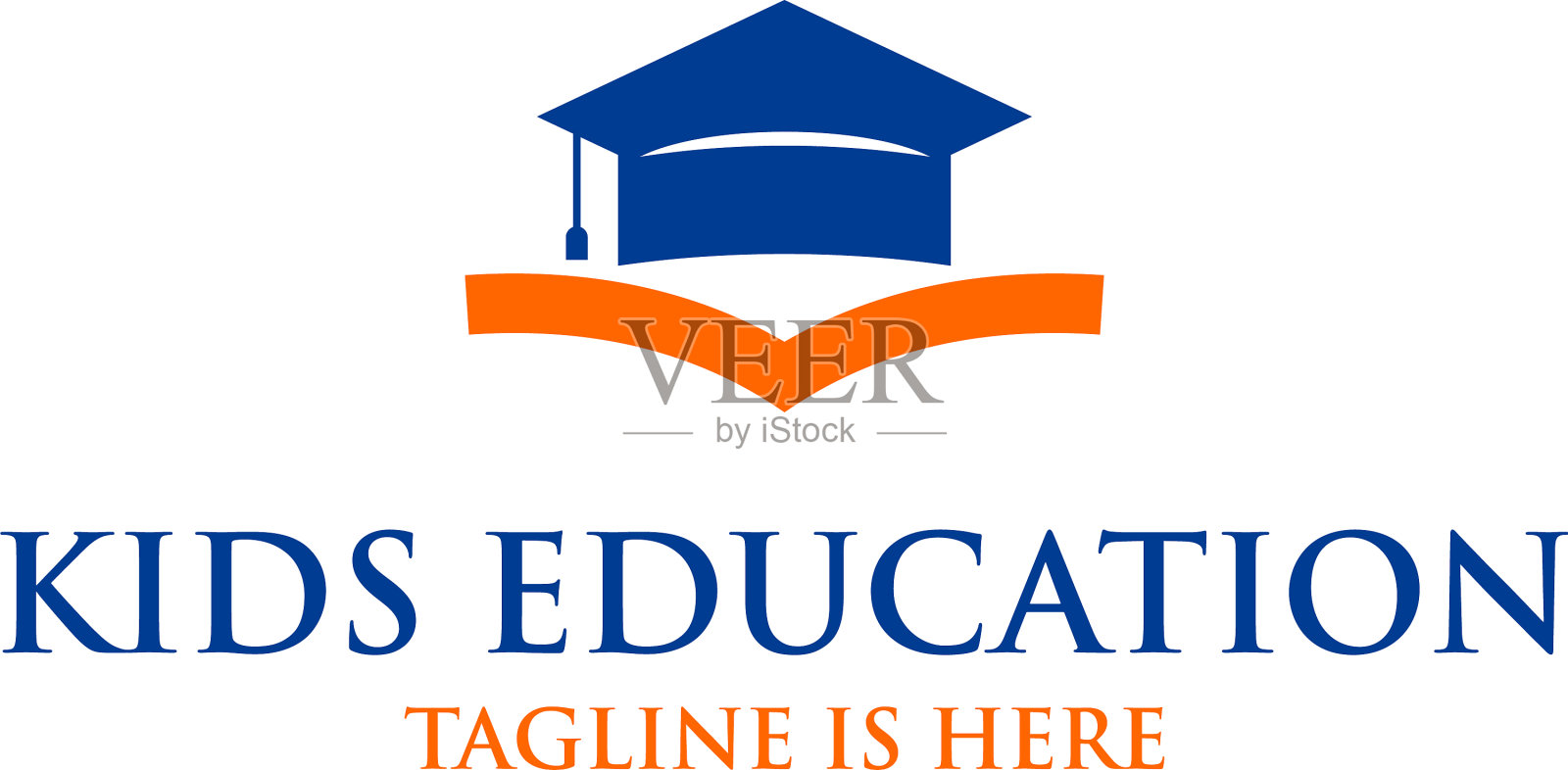 孩子教育的标志插画图片素材