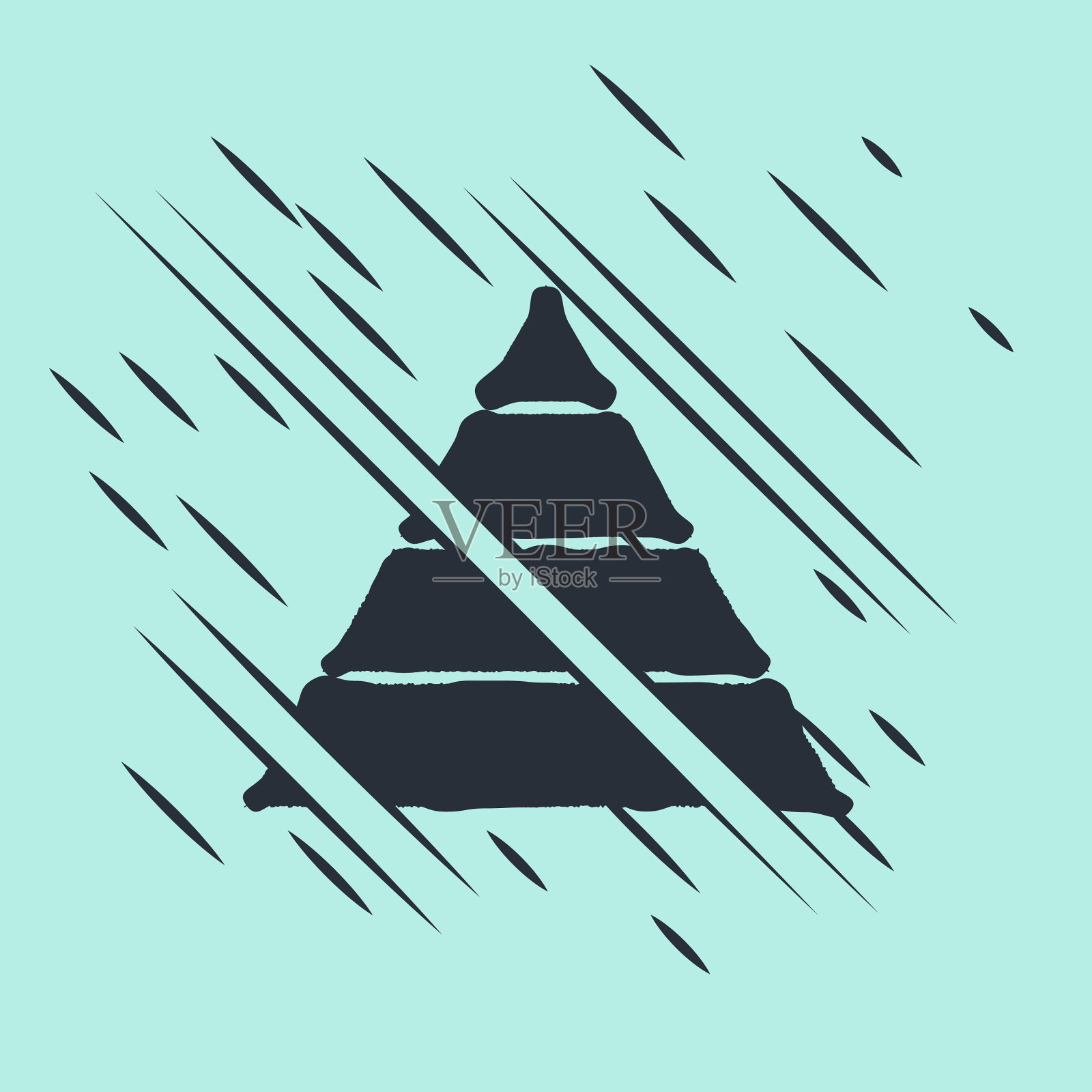 黑色商业金字塔图信息图图标插画图片素材