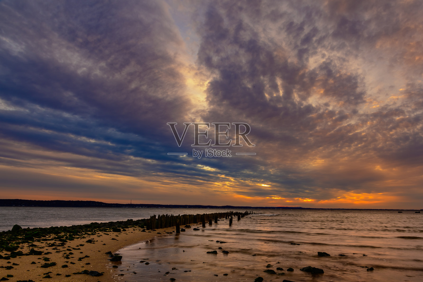 马蹄湾日落照片摄影图片